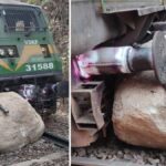CG NEWS : रेल लाइन पर लैंडस्लाइड; बड़ा पत्थर गिरने से मालगाड़ी का इंजन हुआ डीरेल, कई ट्रेनें रद्द